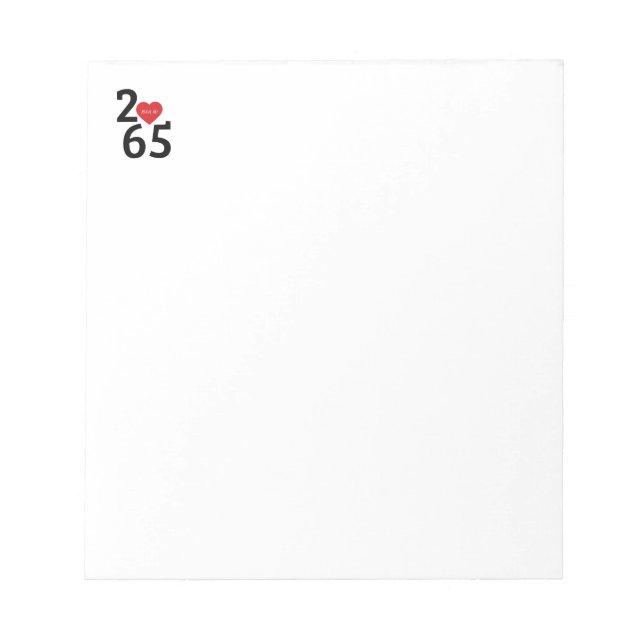 Rumsnummer 256 i   anteckningsblock (Framsida)