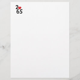 Rumsnummer 256 i brevhuvud