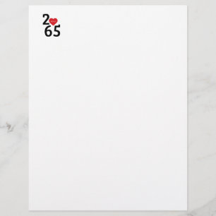 Rumsnummer 256 i   brevhuvud