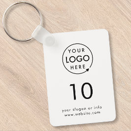 Rumsnummer | Logotyp Hospitality Business Modern Nyckelring
