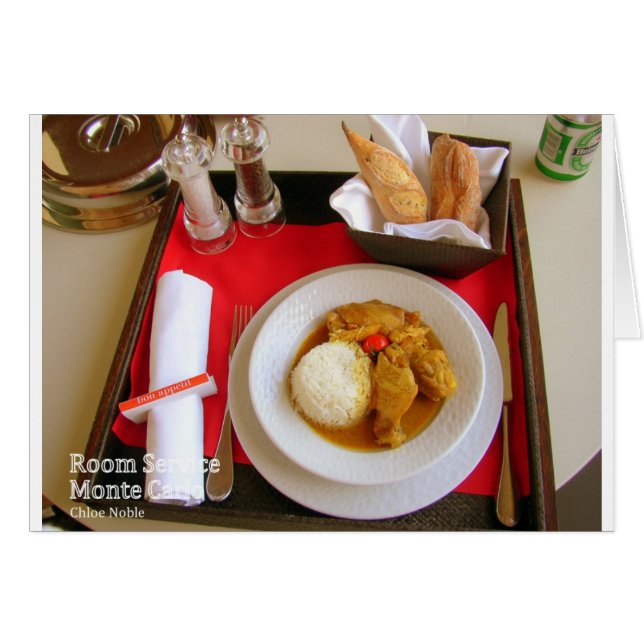 Rumstjänst - Monte Carlo Hälsningskort (Framsidan Horizontal)