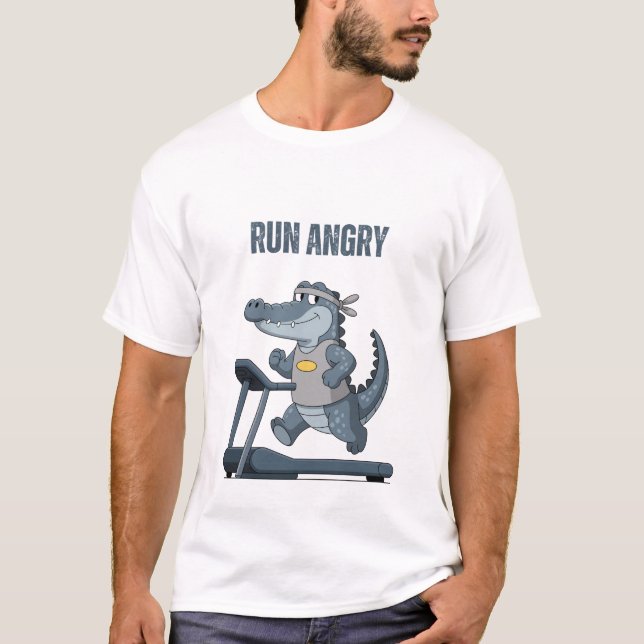 Run Angry T Shirt (Framsida)