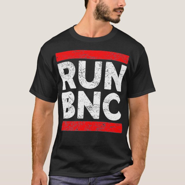 RUN BNC Funny Audio EngineerSound Engineer Premium T Shirt (Framsida)
