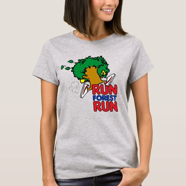 Run Forest Run T Shirt (Framsida)