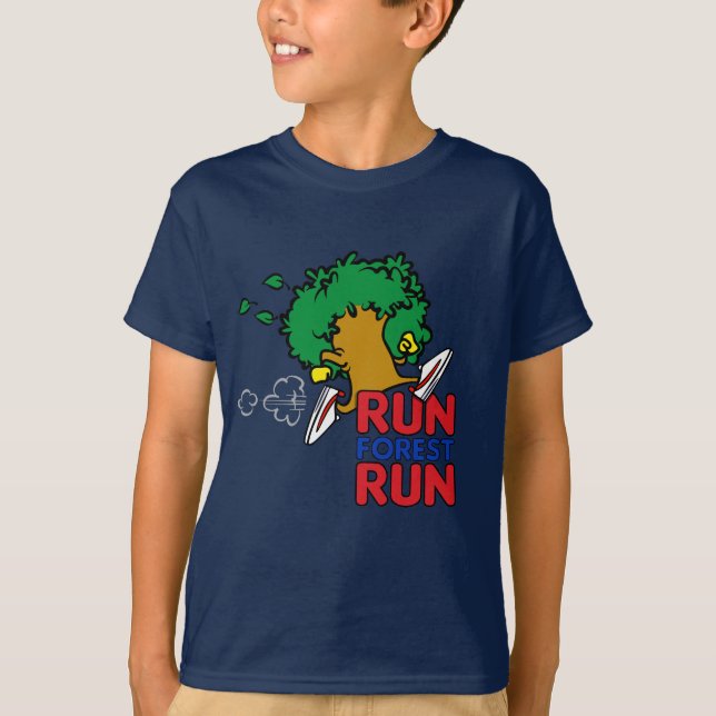 Run Forest Run T Shirt (Framsida)