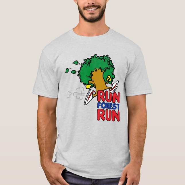 Run Forest Run T Shirt (Framsida)