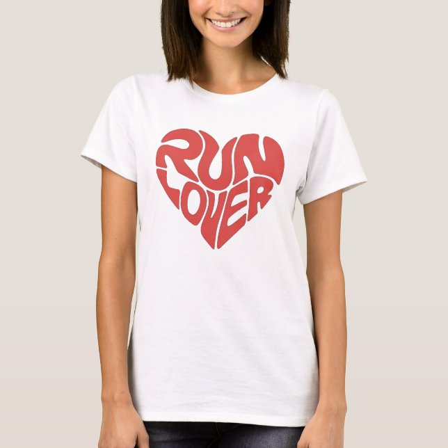 Run Lover T Shirt (Framsida)