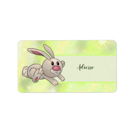 Run rabbit run adressetikett