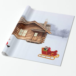 Run, Santa Wrapping Paper Presentpapper