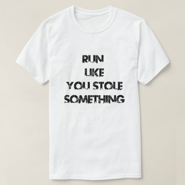 Run T-shirt (Design framsida)