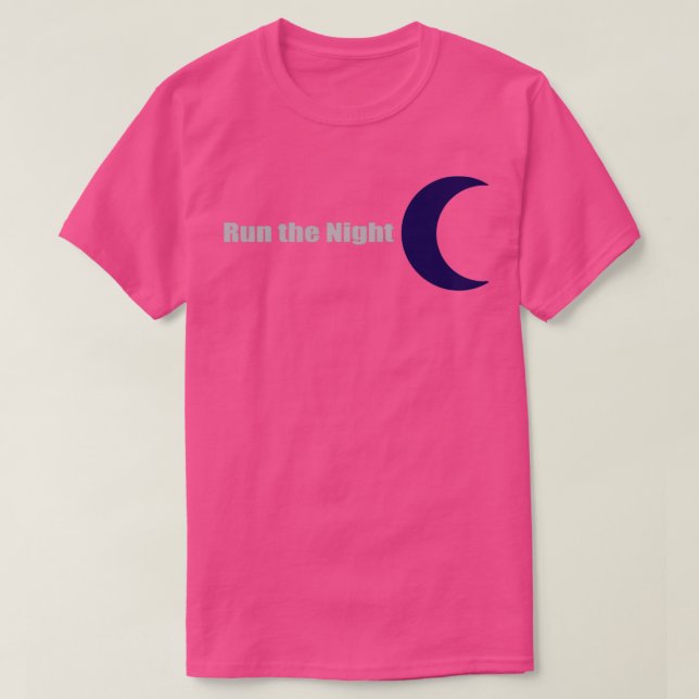 Run the night t shirt (Design framsida)