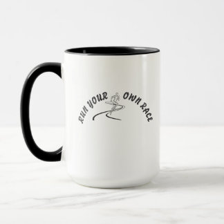 Run Your Own Race Motivational Quote Mug | Inspira Mugg