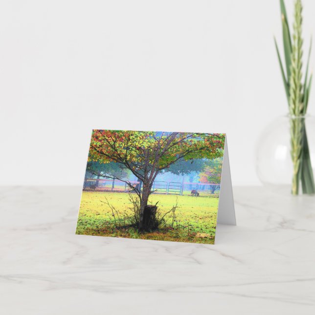 Runamuk Ranch Art Note-kort (tomt inuti) Kort (Framsida)