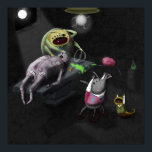 Runaway Brain Poster<br><div class="desc">Robot monstrets hjärna rymmer</div>