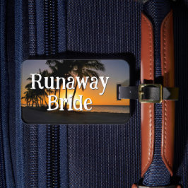 Runaway Bride Funny Getaway Bagagebricka