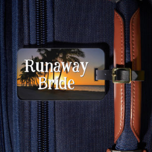 Runaway Bride Funny Getaway Bagagebricka