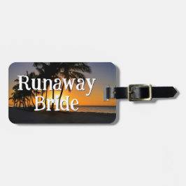 Runaway Bride Funny Getaway Bagagebricka
