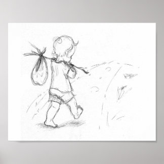 Runaway - Little Kärlek Art Poster