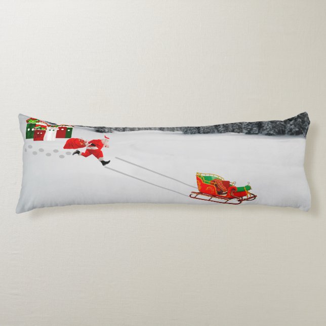Runaway Sleigh Body Pillow Kroppskudde (Framsidan)