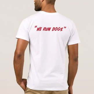 RunBuddy Mobile-logotyp med backslogan T Shirt