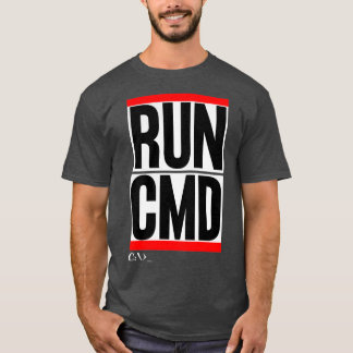 RunCMD-funktionskommandotolk Datorprogrammerare T Shirt