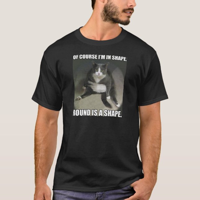 Rund är en form tee shirt (Framsida)