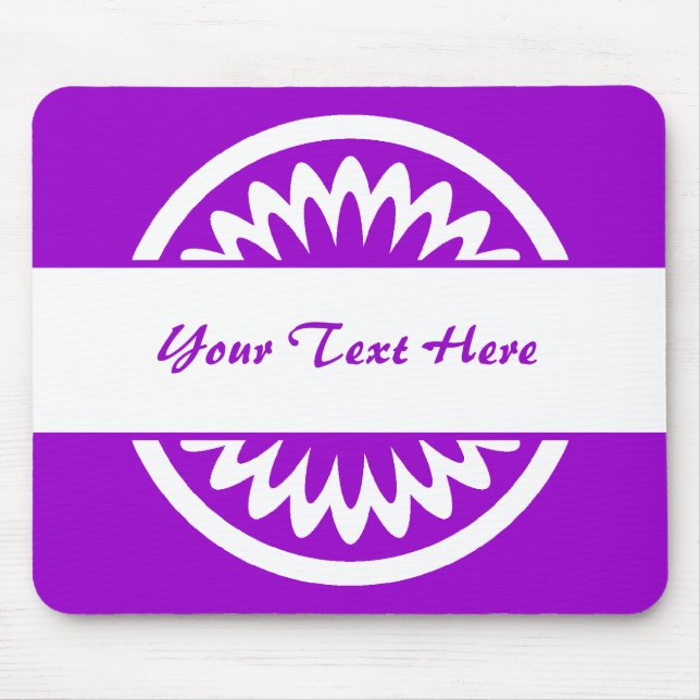 Rund blomma - Lila Musmatta (Framsidan)