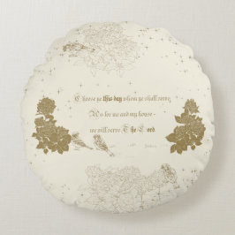 Rund böjd bibel-vers Välj dig i dag Joshua Kudde