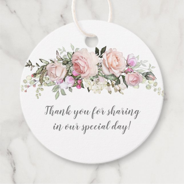  rund Bröllop | Gåvor Etiketter (Framsida)