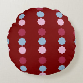 Rund cirkelradfyllning rund kudde