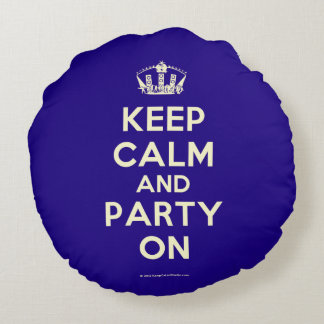 Rund Dekorativ kudde