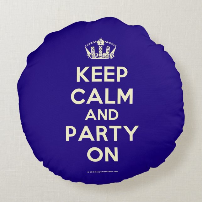 Rund Dekorativ kudde (Baksidan)