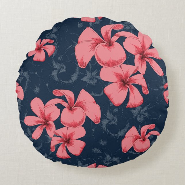 Rund Dekorativ kudde (16 tum) (Framsidan)