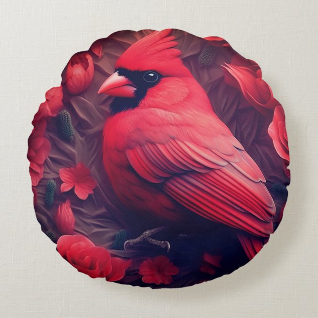 Rund Dekorativ kudde (16 tum) (Framsidan)