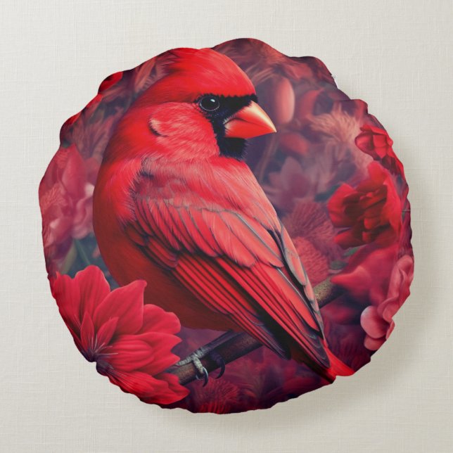 Rund Dekorativ kudde (16 tum) (Baksidan)