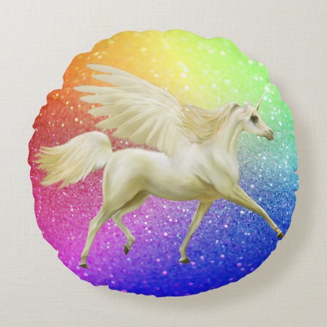 Rund Dekorativ kudde (16 tum) (Framsidan)