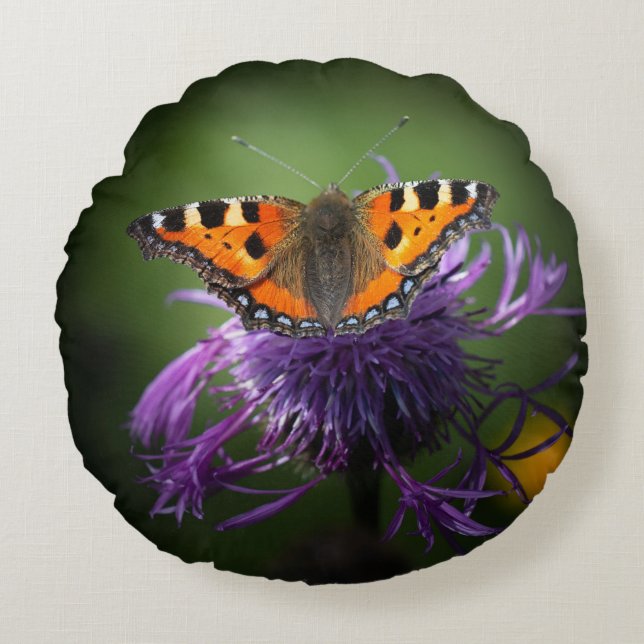 Rund Dekorativ kudde (16 tum) (Framsidan)