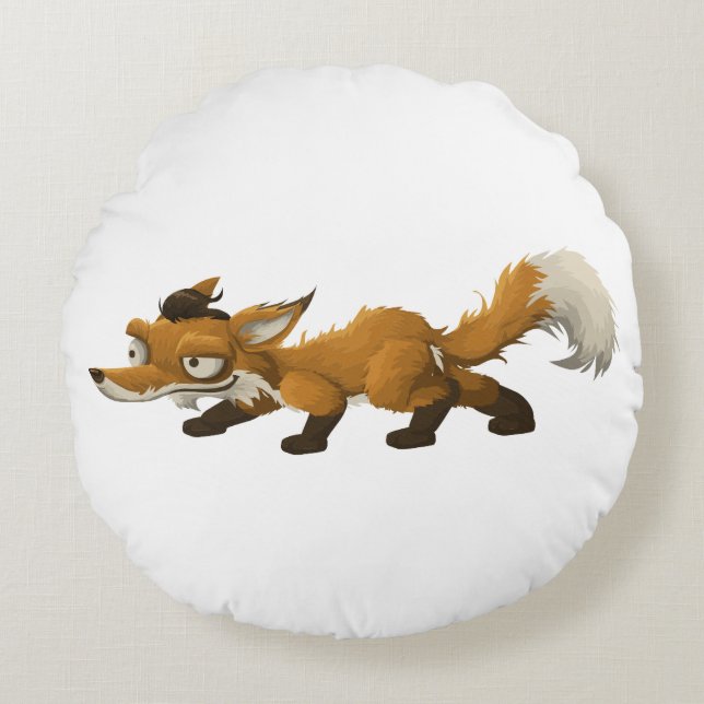 Rund Dekorativ kudde (16 tum) (Framsidan)