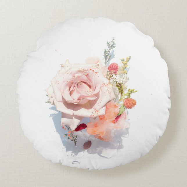 Rund Dekorativ kudde (16 tum) (Framsidan)