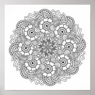 Rund designpunkt 2 poster