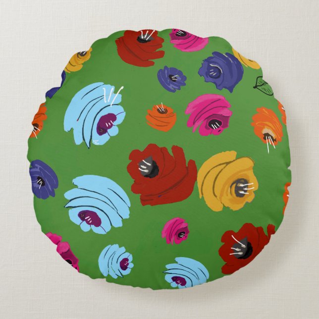 Rund dyna/fyllning rund kudde (Framsidan)