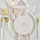 Rund Elegant Modern Elfenbenskusten Bröllop Meny<br><div class="desc">Designad att samordna med för "ETHEREAL" bröllopsinbjudan. Andra bordsnummer i samlingen säljs separat. Visa samlingslänken på den här sidan om du vill se alla matchande objekt i den här vackra designen eller se samlingen här: https://bit.ly/2W3Hg9Z</div>