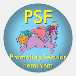 Rund etikett för PSF