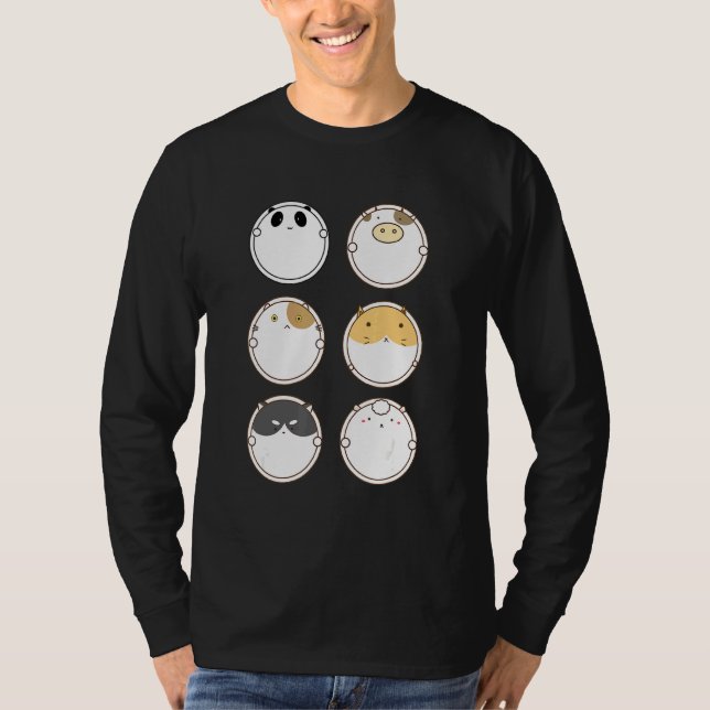 Rund för matdjur t shirt (Framsida)