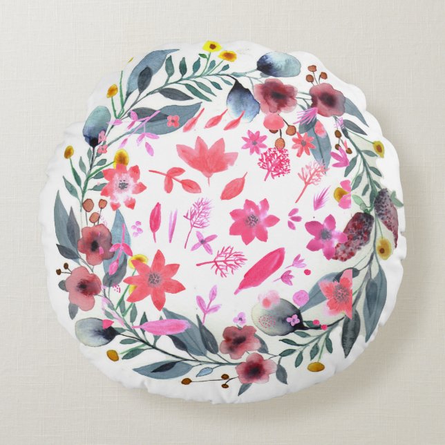 Rund fyllning 16 kudde (Framsidan)