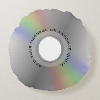 Rund fyllning av anpassningsbar-DVD/CD Rund Kudde