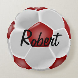 Rund fyllning av anpassningsbar Red Ocer Ball Roun Rund Kudde