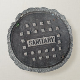 Rund fyllning av borrhål kudde