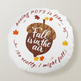 Rund fyllning av punkter för tema rund kudde