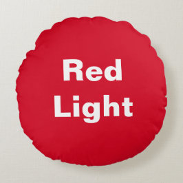 Rund fyllning av rött Ljust grönt ljus i spel för  Kudde